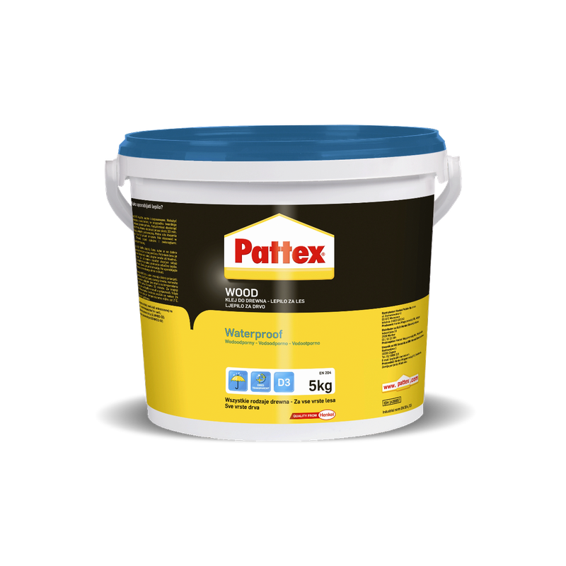 Ngjites per dru kunder lageshtires Pattex 5KG D3 - 1438857