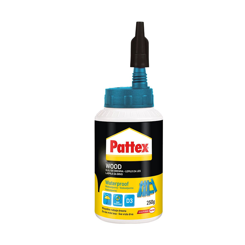 Ngjites per dru kunder lageshtires Pattex 750gr D3 (6 cope)