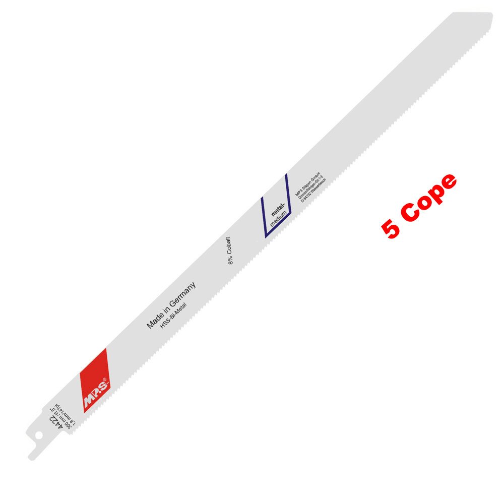 4422 - Set me 5-cop lame sharre horizontale 300 x 280 x 1.8 mm per Inox dhe metale te tjera jo ferroze