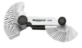 7640003 - Specimeter per matjen e filetove metrike dhe Whitwortit M+W 0.25 - 6 mm + 4 - 62