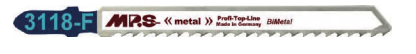 3118-F - Set me 5-cop lame sharre vertikale 100 x 75 x 3 mm per metal dhe alumin Profi Top Line