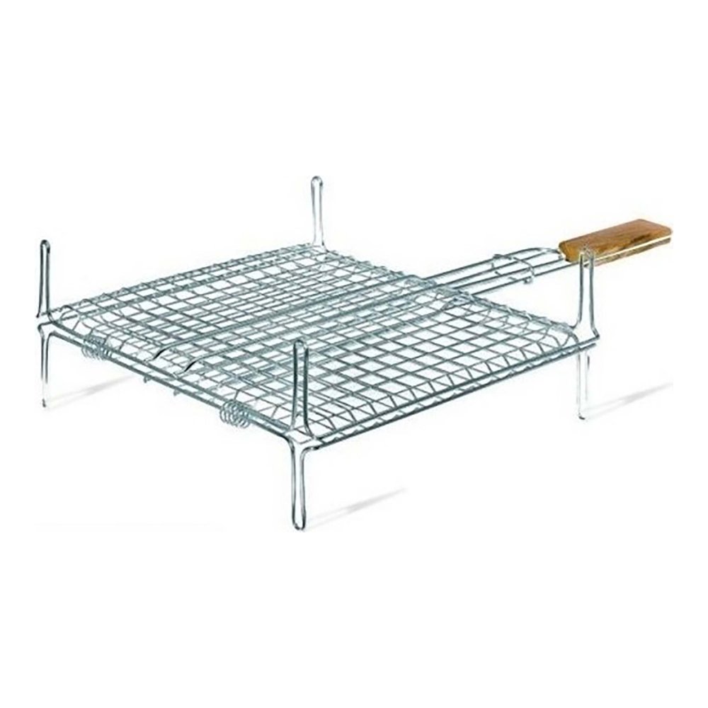 BBQ1004 - Tel zgare Inoksi dysh 35x25cm me mbajtese