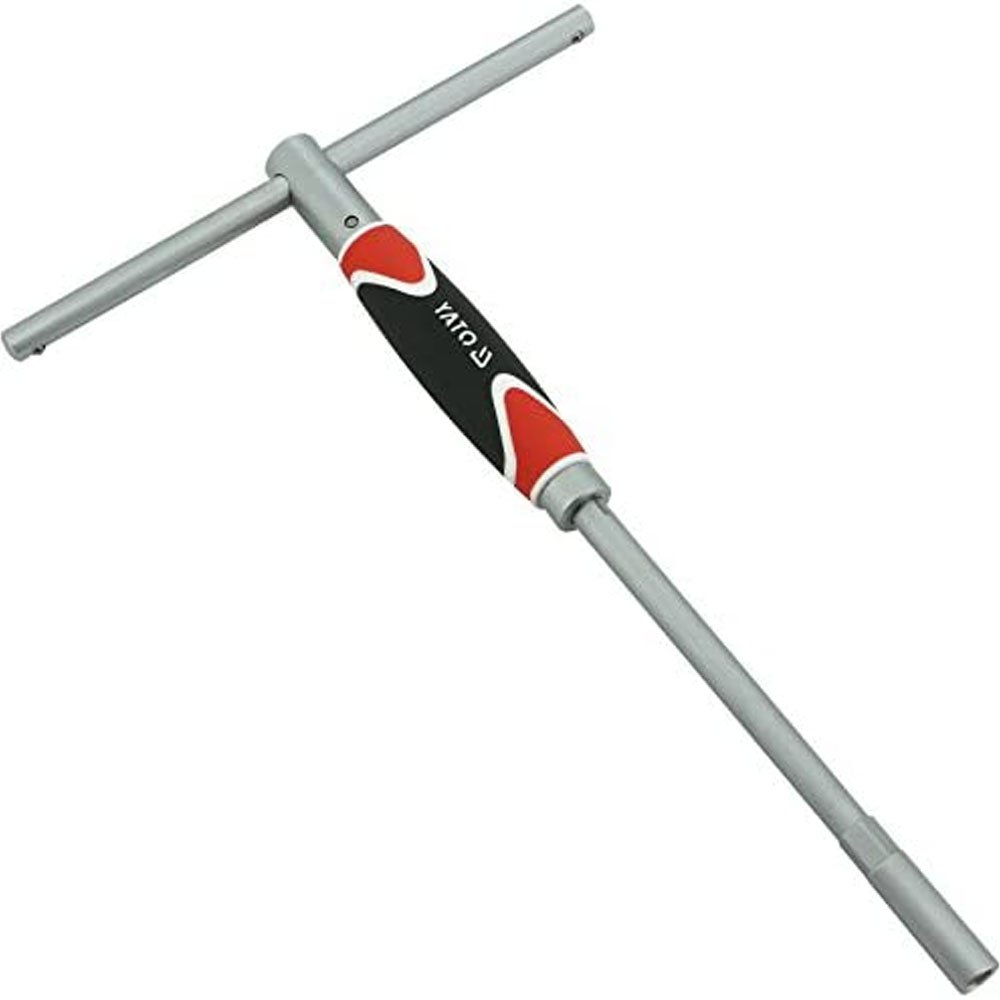 YT-1566 - Celes Taf I gomuar me kapje 3/8  I palevizshem Mashkull, CRV 310mm