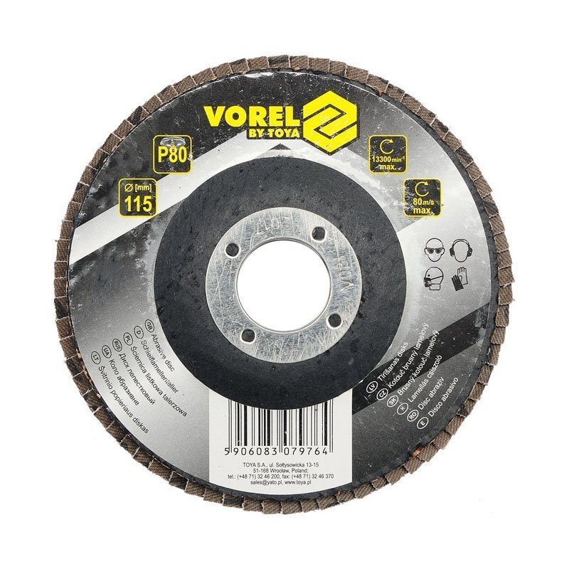 07976 - Disk me leter zmerile P80 115MM