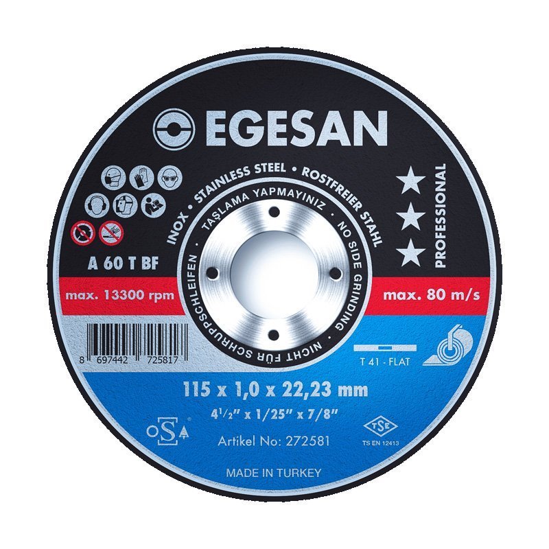 590123 - Gure preres Inoxi I holle 230 x 1,9 x 22,23mm Pro