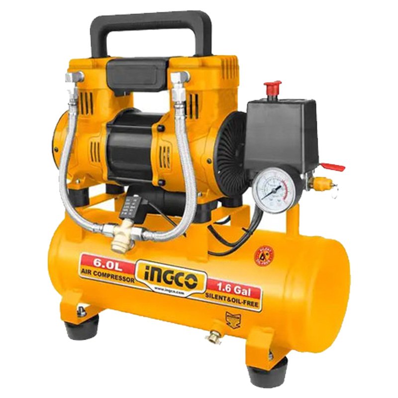 ACS111062 - Kompresor silencioz pa vaj 6 Lt, 1.5 Hp, 8 Bar
