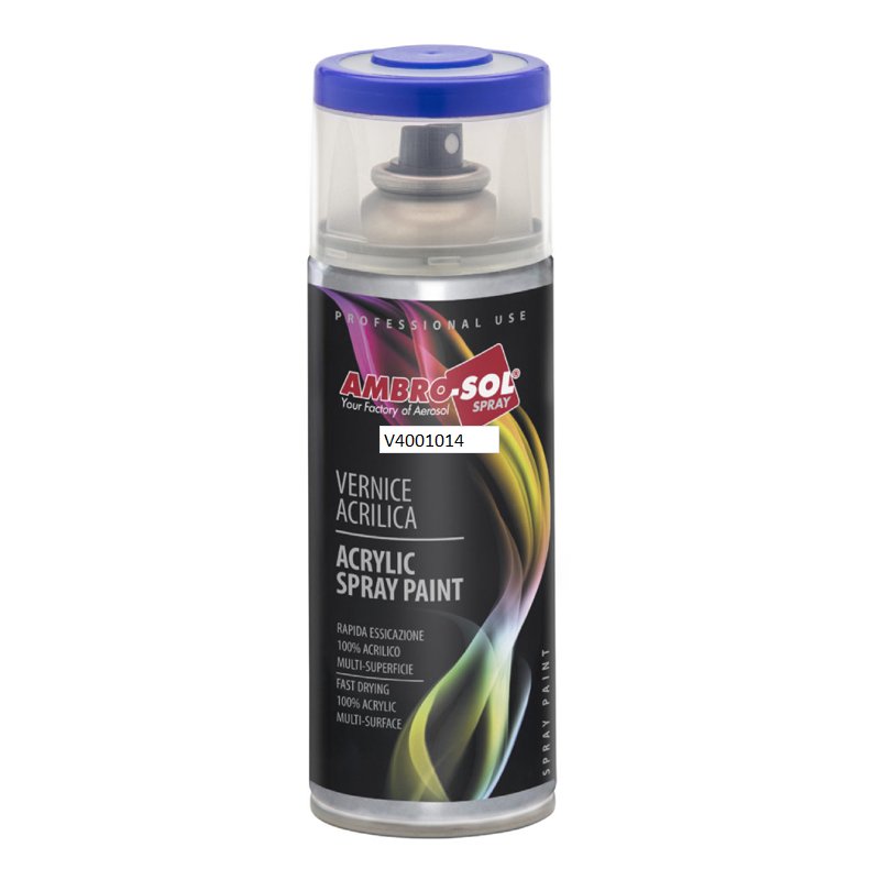 V400PAST.5 - RAL 9005, Spraj boje akrilik I Zi me shkelqim 400ml