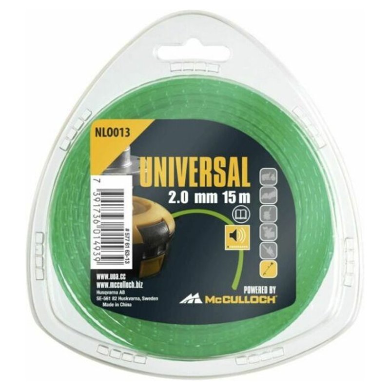577616313 - Fije motokosash e rrumbullaket 2.0mmx15m Jeshile