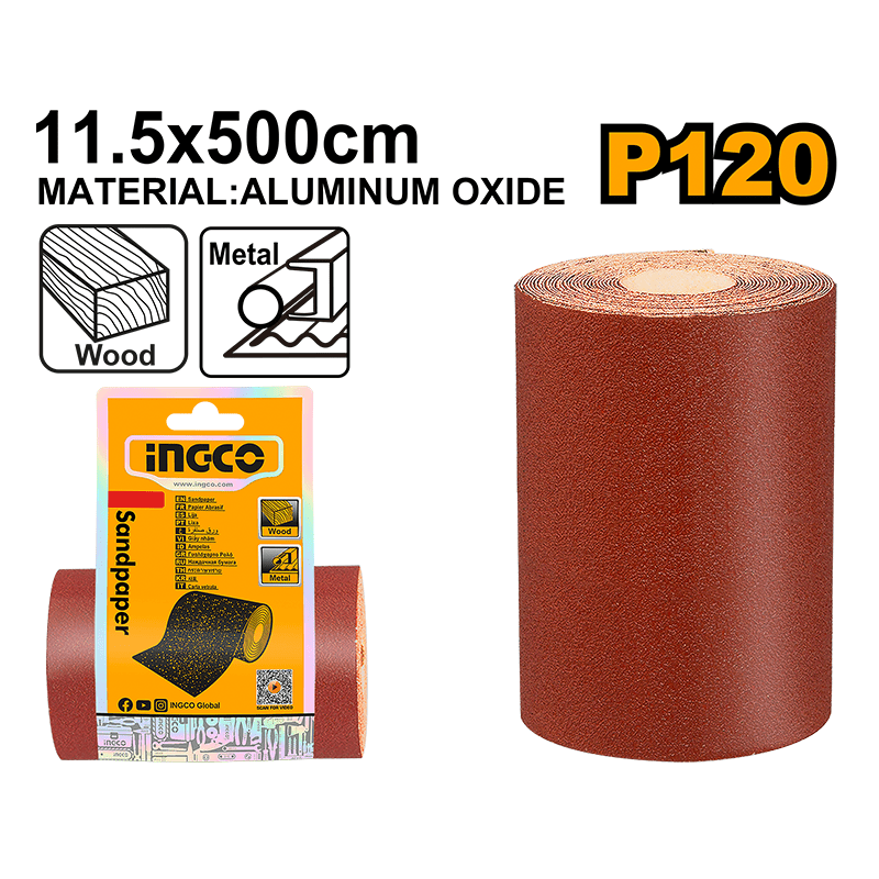 AKHS12065 - Leter Zmerile 11.5x500cm, P120