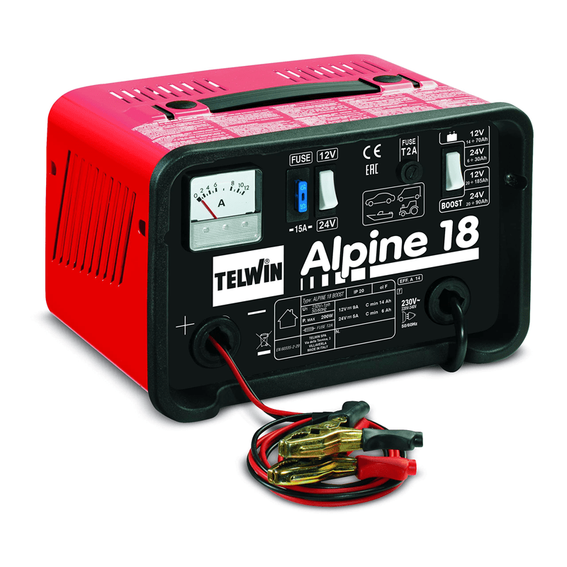 Karikues baterie & boost Alpine 18, 12-24V, 0.2Kw, 14-185/12V, 6-90/24V