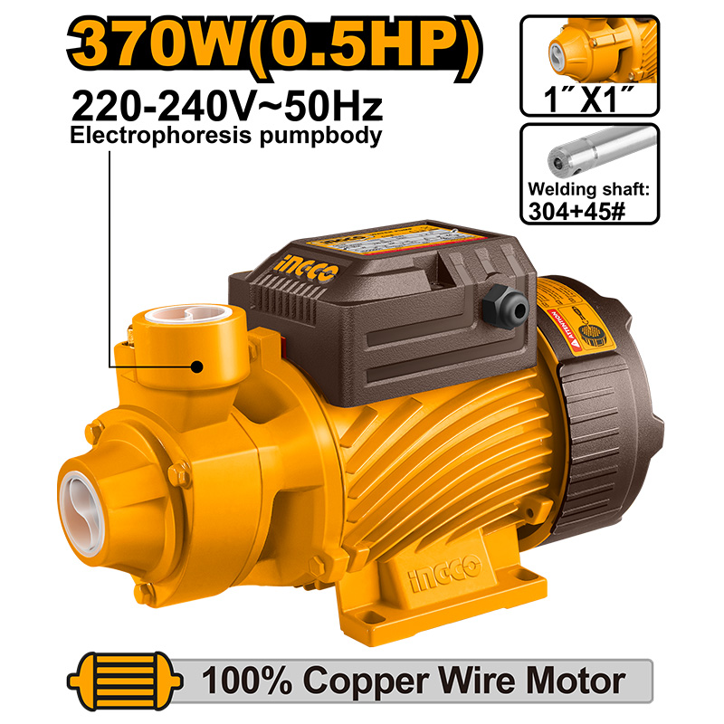 VPM37068 - Pompe Volumetrike 370W, Hedhja 38m, Prurja 36 Lt/min
