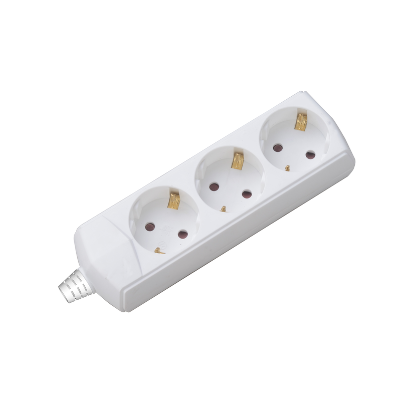 Zgjatues 3m me 3 priza 3x1.5mm e bardhe - 601099