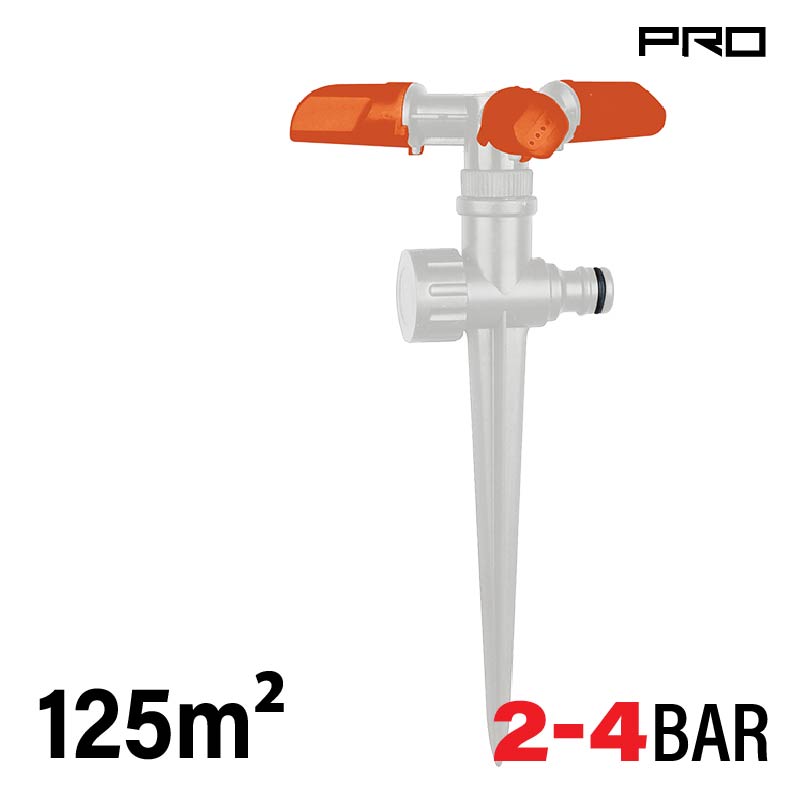 Sperkates plastik, 2-4 Bar distance 6m, per 125m²,  - GH9180