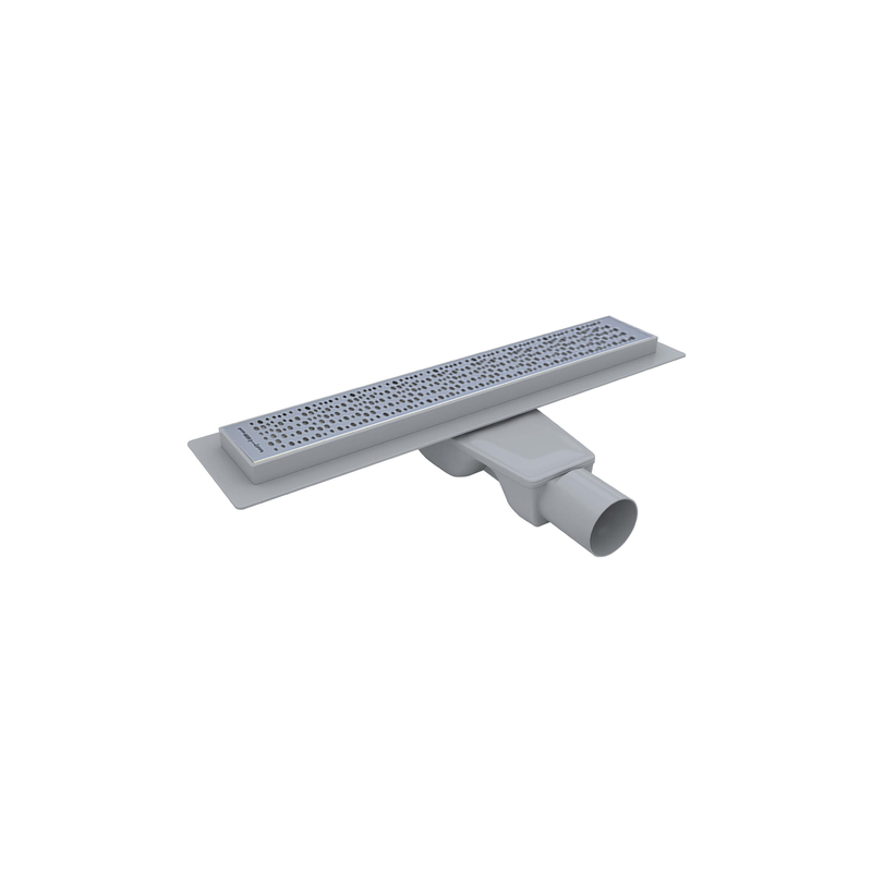 Pilete lineare trup plastik koke inox 304, R, 33cm, horizontale &oslash; 50 sifon S 360&deg;, kundra aromave - IRS-133-04