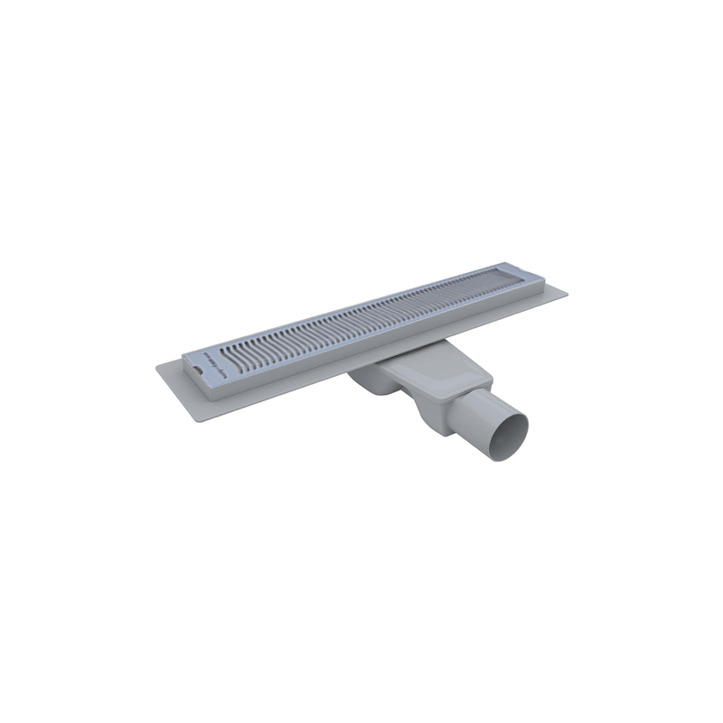 Pilete lineare trup plastik koke inox 304, S, 33cm, horizontale &oslash; 50 sifon S 360&deg;, kundra aromave - ISS-133-04