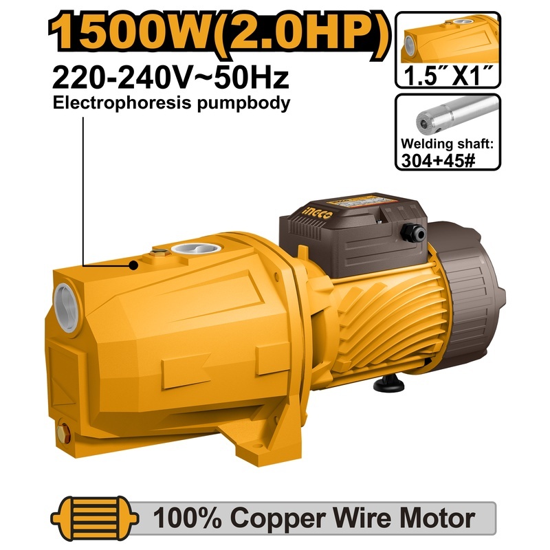 Pompe Presioni 1500W, Hedhja 60m, Prurja 125 Lt/min - JP150068