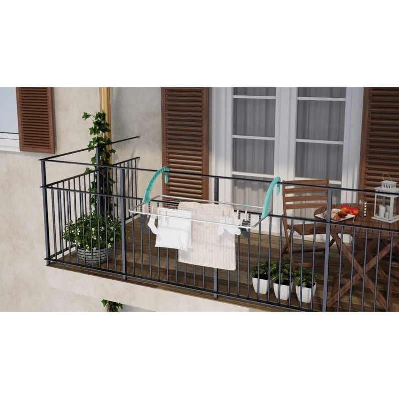 Nderese rrobash per ballkon “Balcony 10” 110x25x55 cm, 10m tel – ST188 thumbnail 3