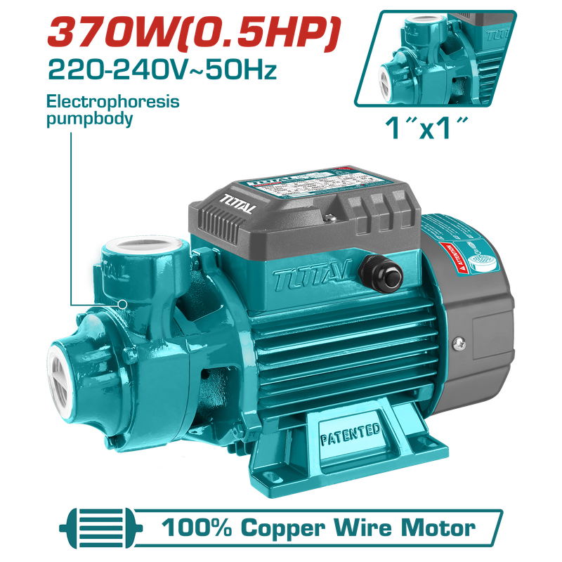 Pompe Volumetrike 370 Wat, hedhja 35 m, prurja 35 l/min